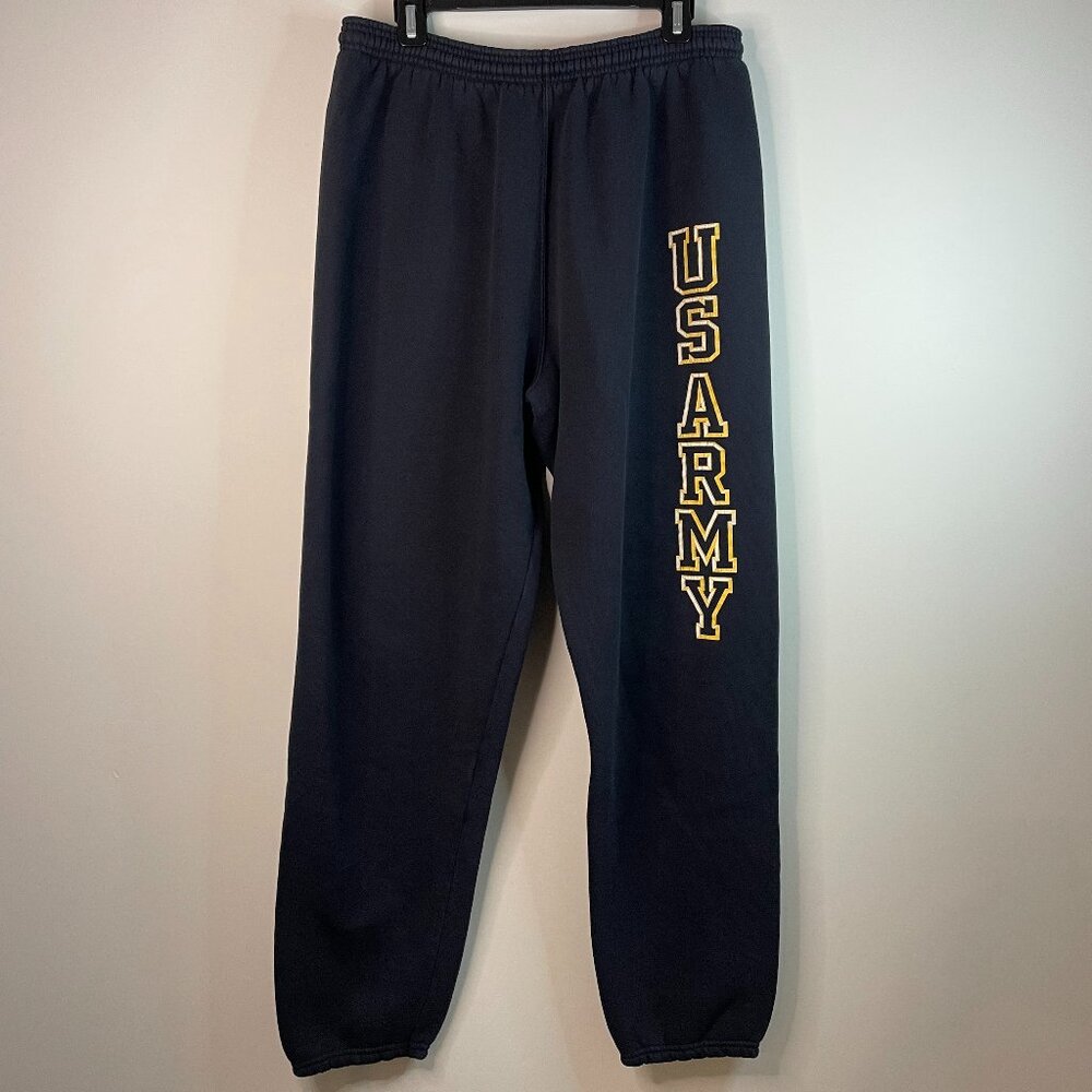 Vintage 90s US Army Soffe Drawstring Black Sweatpants Size XL